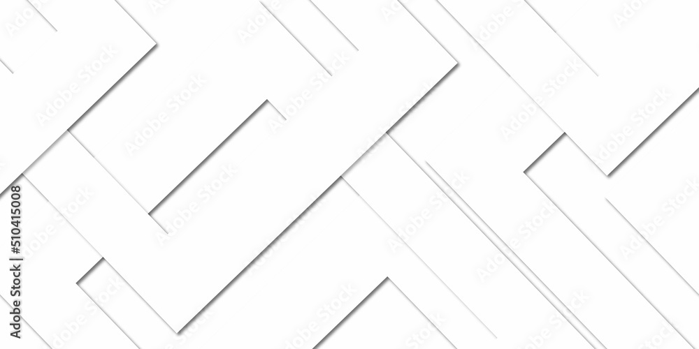 Abstract background with white luxury background with bronze outlines. Vector design .Modern design with geometric background of rhombuses in hard light with strict black shadows, tile pattern . - obrazy, fototapety, plakaty 