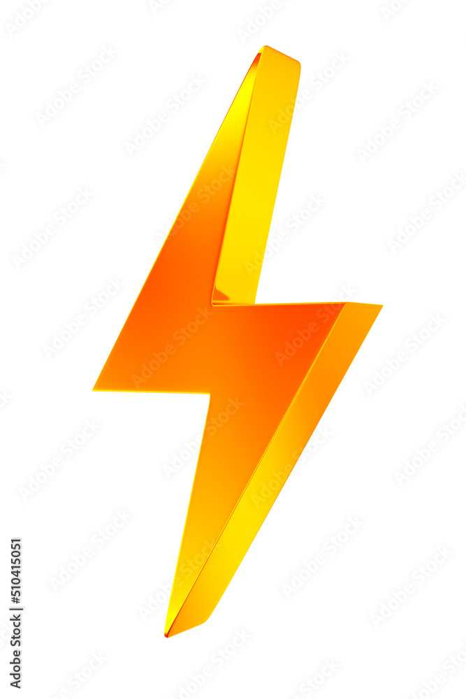 flash on white background. Isolated 3d illustration flash on white background. Isolated 3d illustration