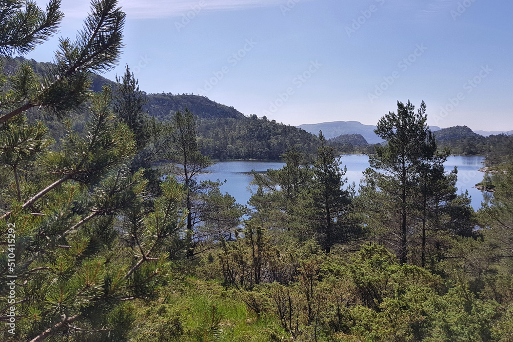 Obraz premium HIking Varlivarden, Norway