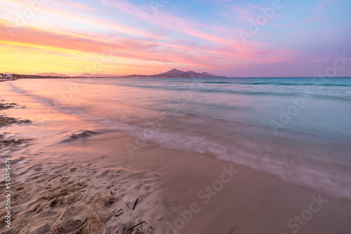 Beautiful beach Platja De Muro, Mallorca, Spain © Artem