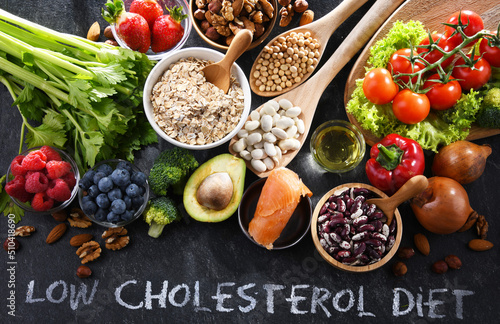Fotografie Cholesterol lowering food products