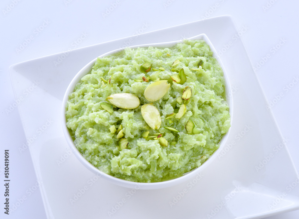 Loki Halwa or Marrow Gourd Pudding. A delicious sweet and healthy dessert prepared by pure milk, desi ghee and marrow gourd. Loki Halwa or Marrow Gourd Pudding. A delicious sweet and healthy dessert prepared by pure milk, desi ghee and marrow gourd.