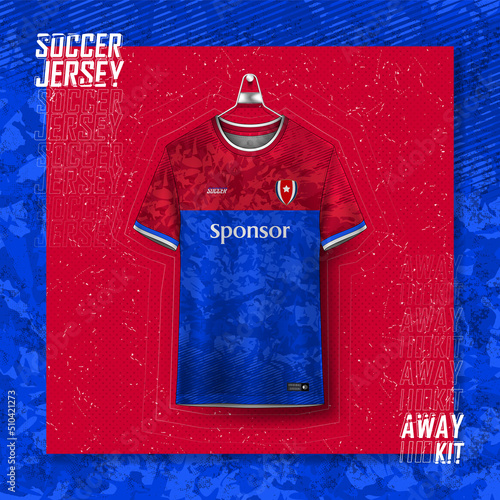 Soccer jersey design for sublimation, sport t shirt design