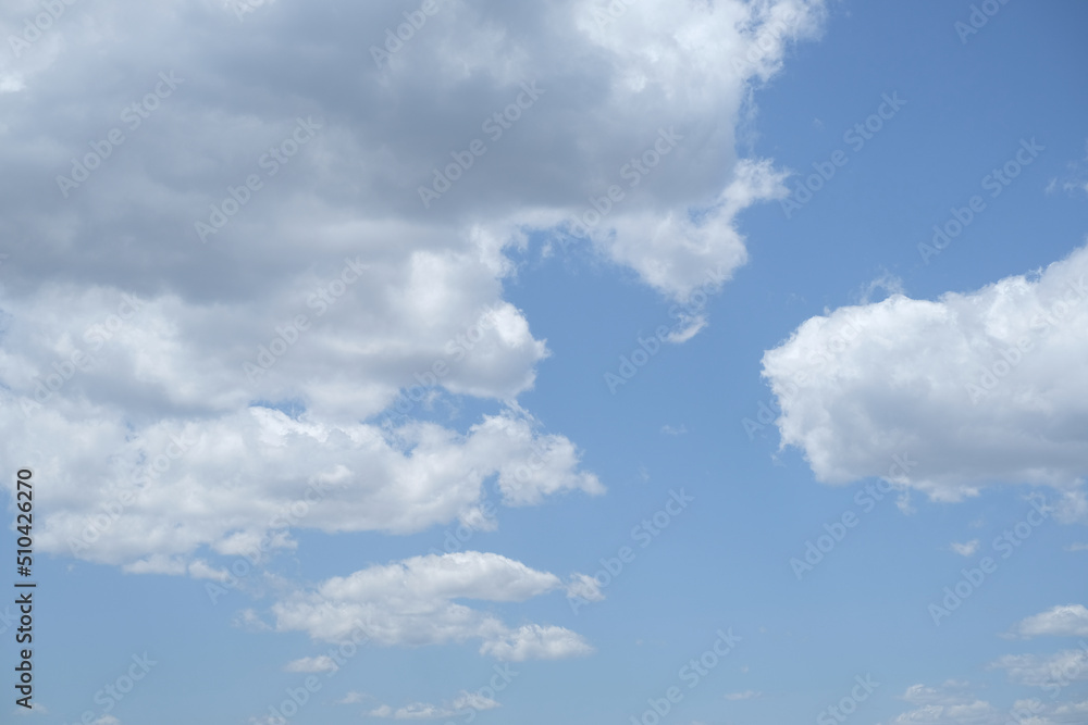 Fototapeta premium Daytime blue sky and clouds.