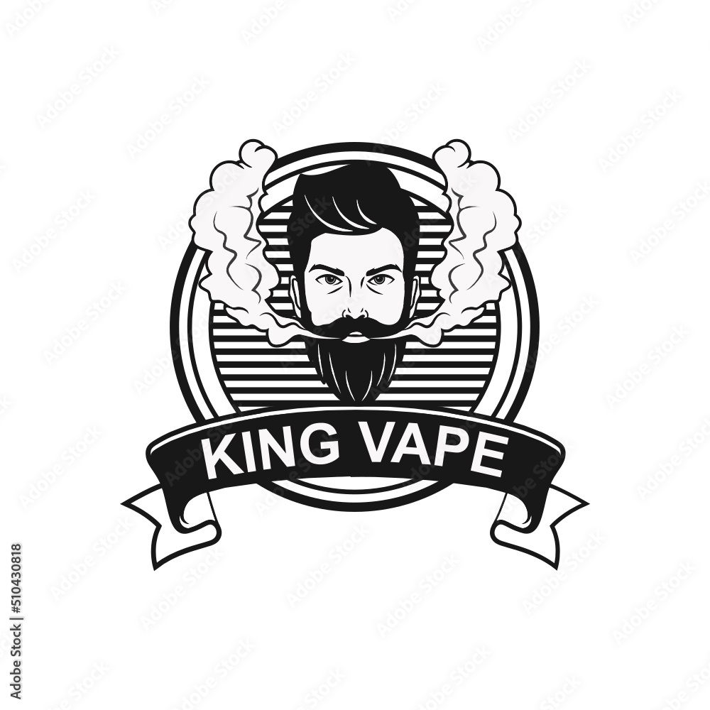 Vape store logo design template Vape store logo design template
