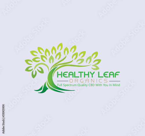 eco friendly tree logo design
