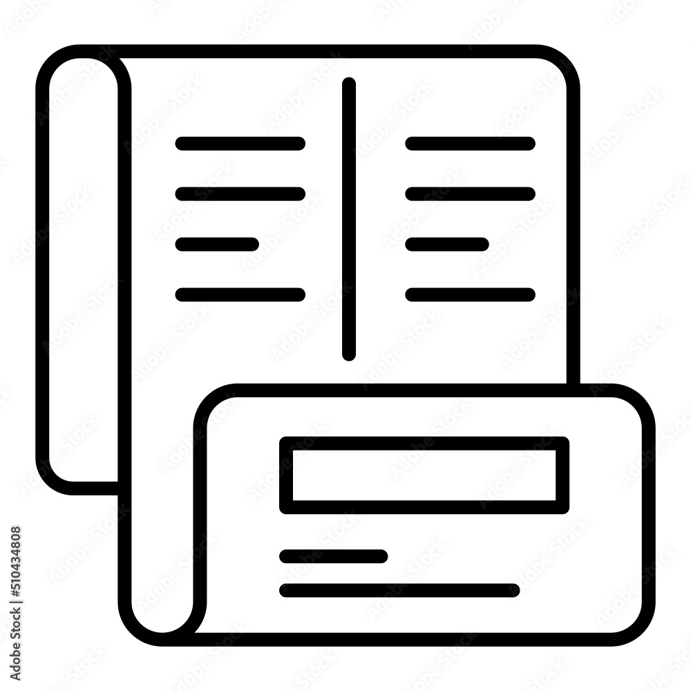 newspaper icon on transparent background newspaper icon on transparent background