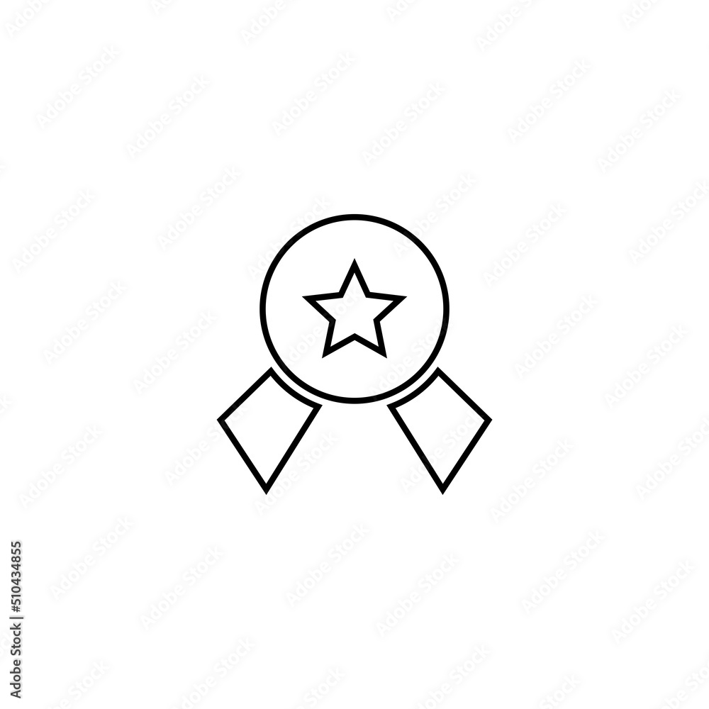 Medal Icon in trendy flat style isolated on grey background. Medal symbol for your web site design, logo, app, UI. Vector illustration, EPS10. Medal Icon in trendy flat style isolated on grey background. Medal symbol for your web site design, logo, app, UI. Vector illustration, EPS10.
