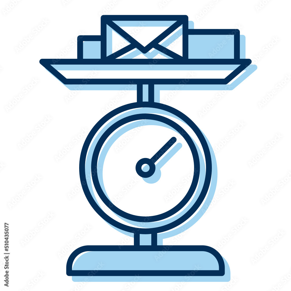 postal mail parcel weighing icon on transparent background postal mail parcel weighing icon on transparent background
