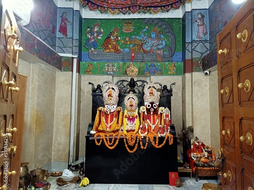 god jagannath image, temple hauz khas, new delhi