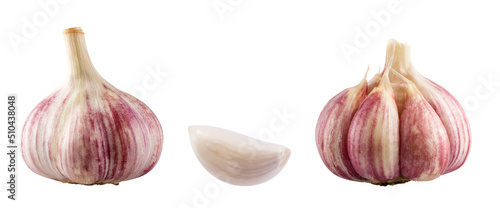 Fototapeta Naklejka Na Ścianę i Meble -  Garlics isolated on white background