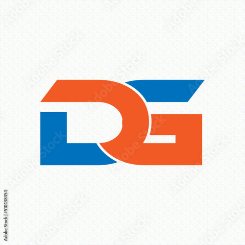 DG Letter Logo Design Template Vector 