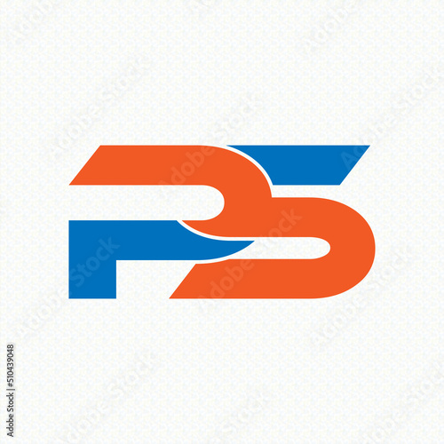 PS Letter Logo Design Template Vector 