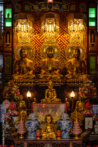 Phra Nakhon, Bangkok . June 11, 2022. Wat Thiphaya Waree Wihan. Beautiful Chinese temple.