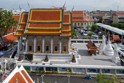 Bangkok, Thailand- June 11, 2022. Wat Phra Chetuphon Wimon Mangalaram or Wat Pho landmark in Bangkok Thailand