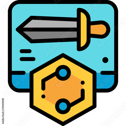 item filled outline icon