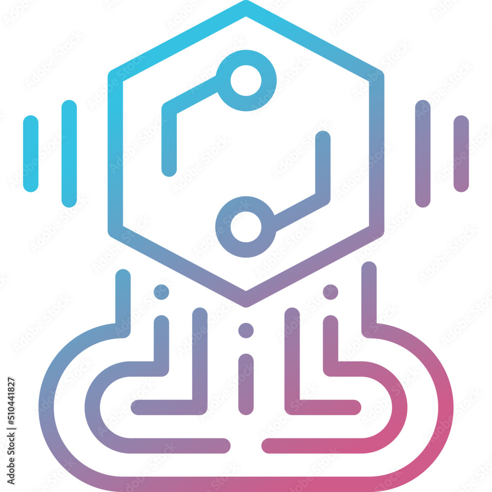 mint gradient line icon mint gradient line icon