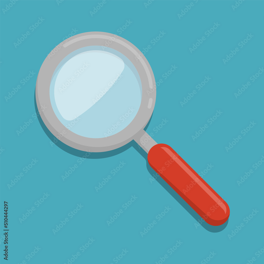 Magnifying glass. Analysis concept. Vector illustration. Magnifying glass. Analysis concept. Vector illustration.