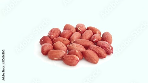peanuts isolated on white background