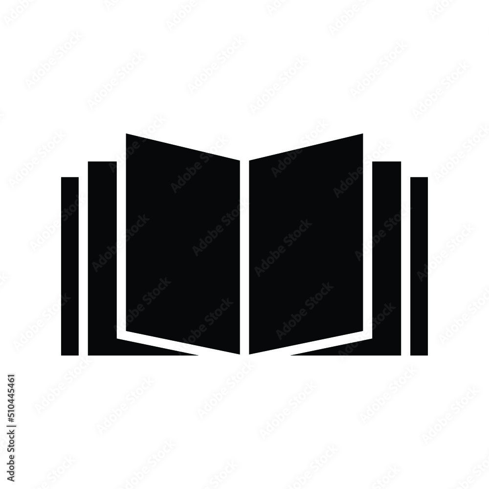 Book icon or logo isolated sign symbol vector illustration - high quality black style vector icons Book icon or logo isolated sign symbol vector illustration - high quality black style vector icons