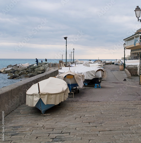The old fishing village of Boccadasse, Genoa, Italy © manola72