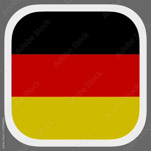 Deutschland Flagge quadratisch