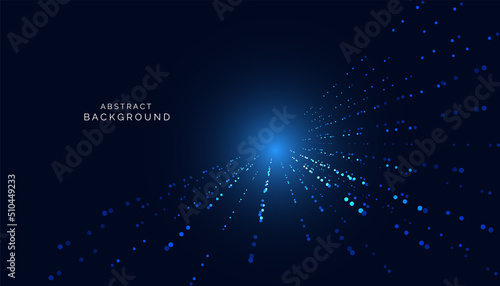 abstract technology futuristic concept circle dot blue digital on hi tech future blue background network.Vector illustration