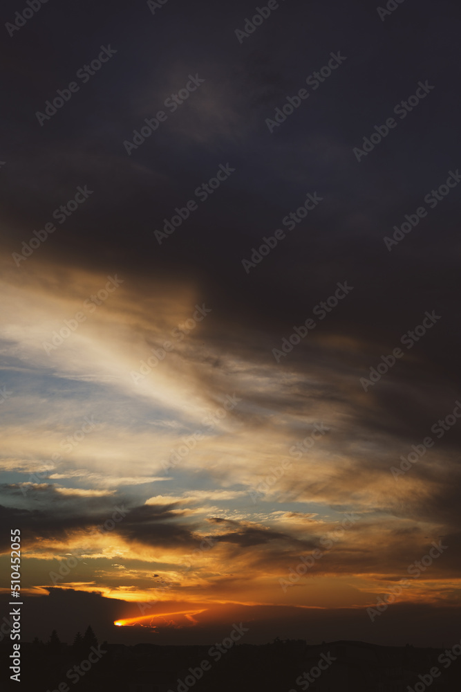 sunset. landscape. sunset with clouds. sunset. landscape. sunset with clouds.