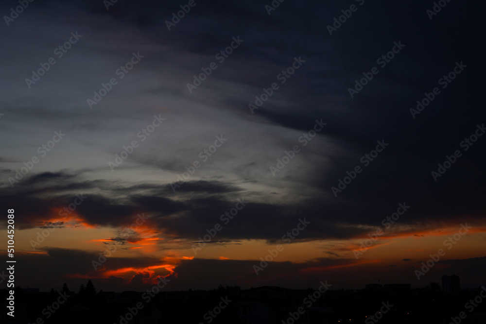 sunset. landscape. sunset with clouds. sunset. landscape. sunset with clouds.