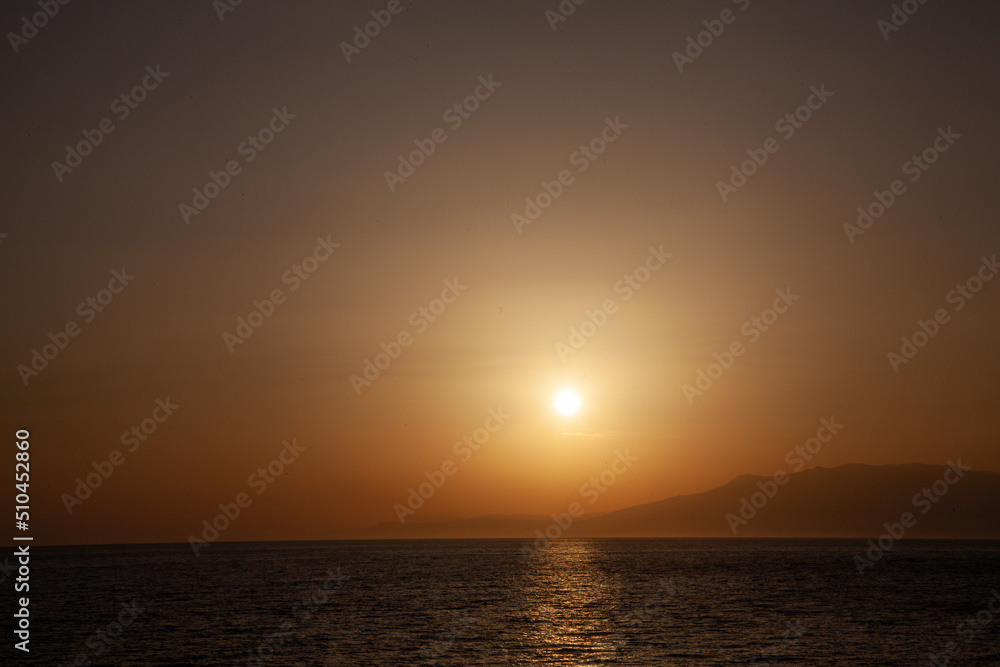 sunset in Cabo de Gata, Almeria