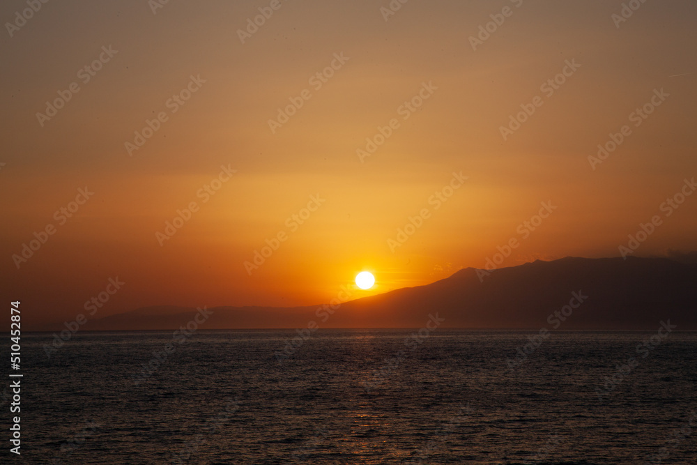 sunset in Cabo de Gata, Almeria