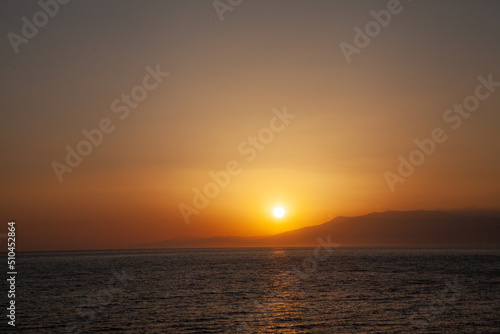 sunset in Cabo de Gata  Almeria