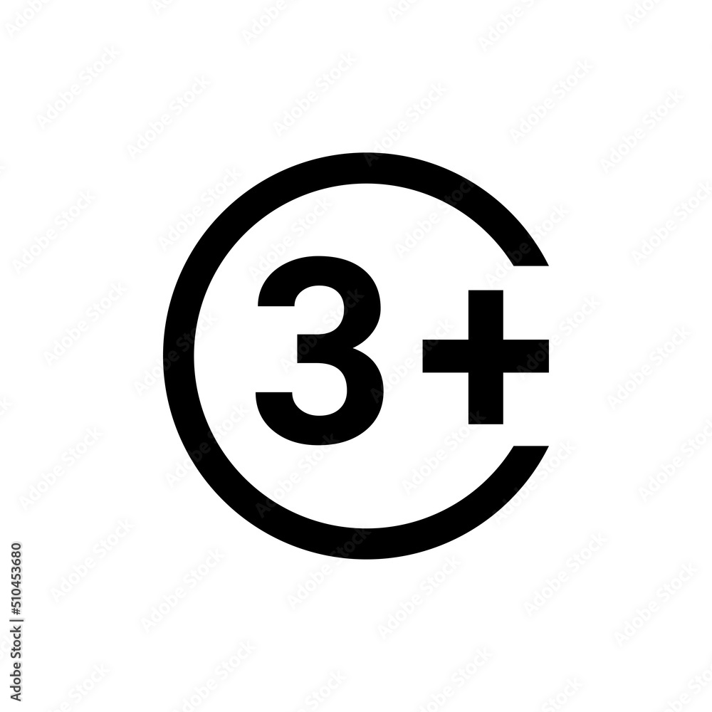 Age limit line color icon. Physiotherapy, acupuncture. Age limit line color icon. Physiotherapy, acupuncture.