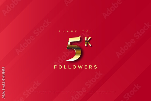 5k followers. photo