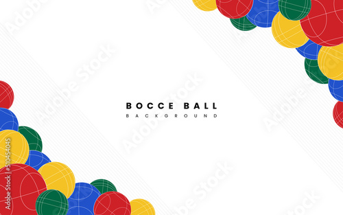Many Colorful Bocce Ball Backgrounds Can be Used For Design Purposes with a Bocce Ball Sports Theme.