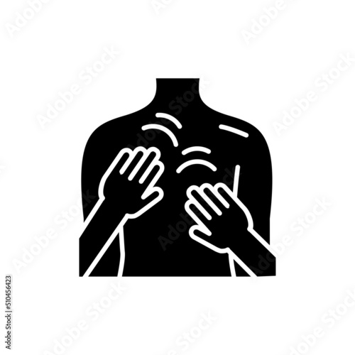 Therapeutic back massage line color icon. Physiotherapy, acupuncture.