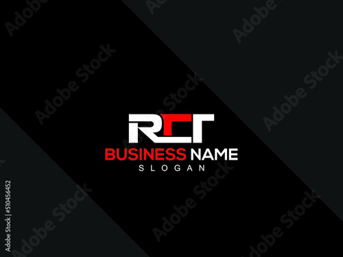Letter RCT Logo Icon, Modern RC Logo Letter Vector Image Design For any type of business