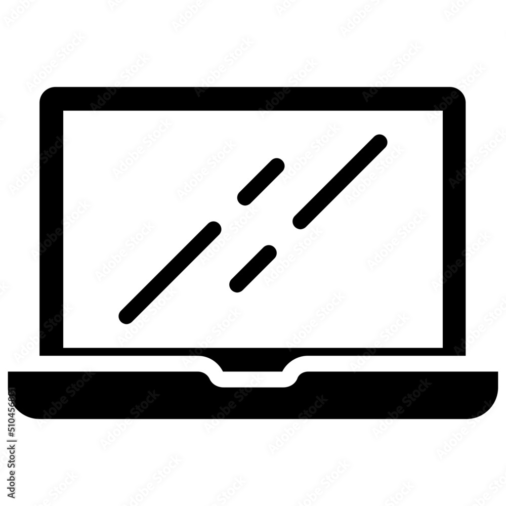 laptop glyph icon laptop glyph icon