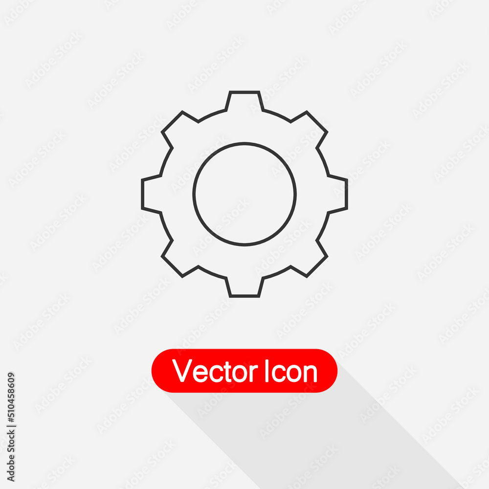 Gear Icon Vector Illustration Eps10