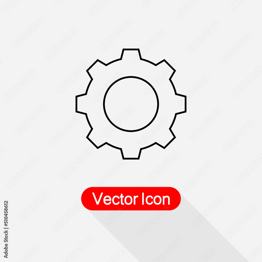Gear Icon Vector Illustration Eps10 Gear Icon Vector Illustration Eps10
