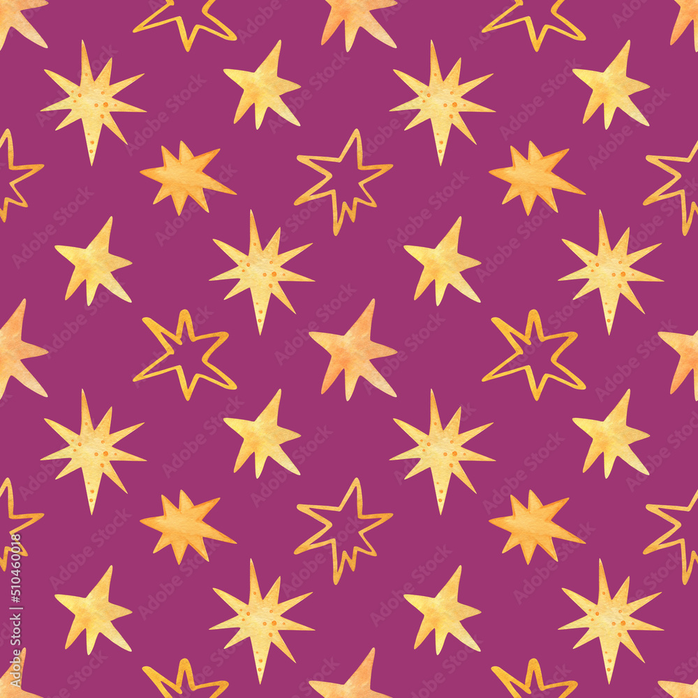 Seamless pattern with stars Seamless pattern with stars