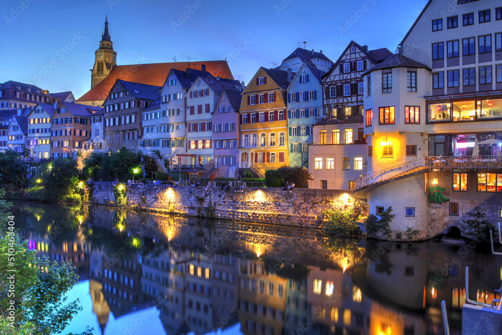 Tübingen along the Neckar River, Germany