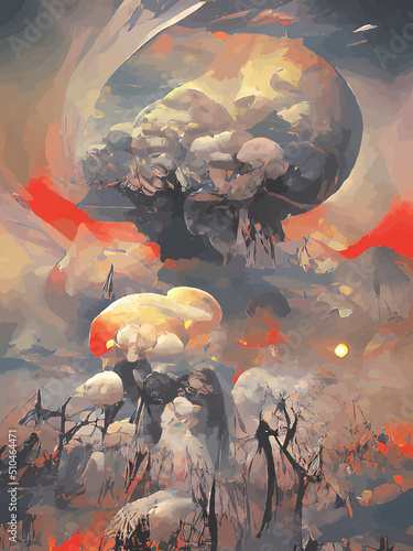 Bombs and rockets overhead