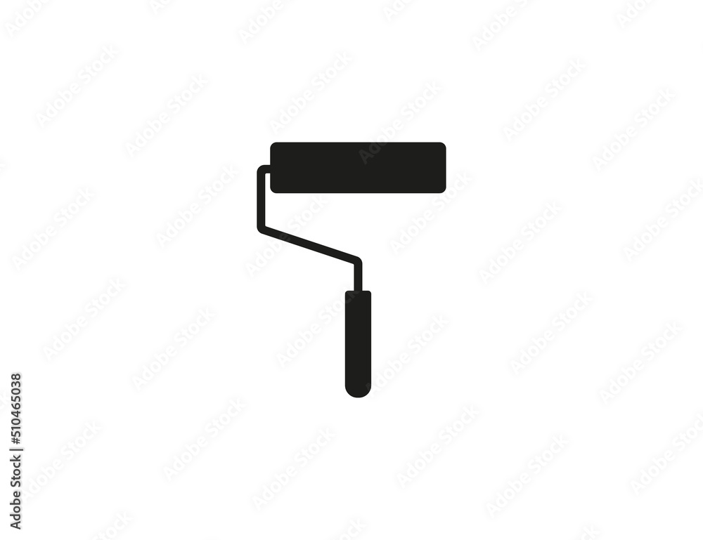 Roller, paint roller icon. Vector illustration. Roller, paint roller icon. Vector illustration.