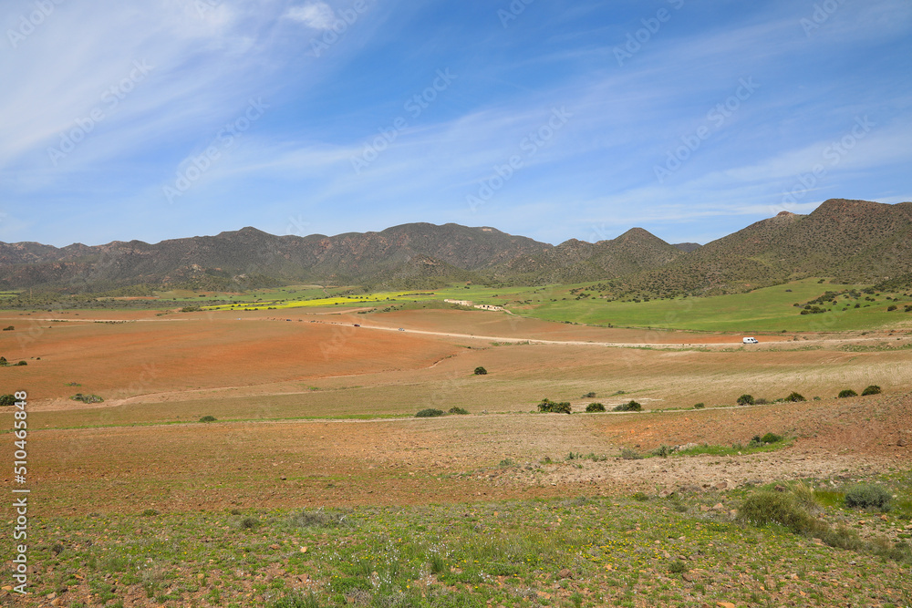 Obraz premium almería agricultura playa genoveses campo cultivo primavera cortijo granja 4M0A3880-as22
