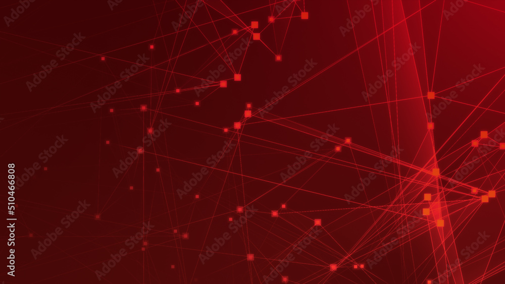 Abstract red polygon tech network with connect technology background. Abstract dots and lines texture background. 3d rendering. Abstract red polygon tech network with connect technology background. Abstract dots and lines texture background. 3d rendering.