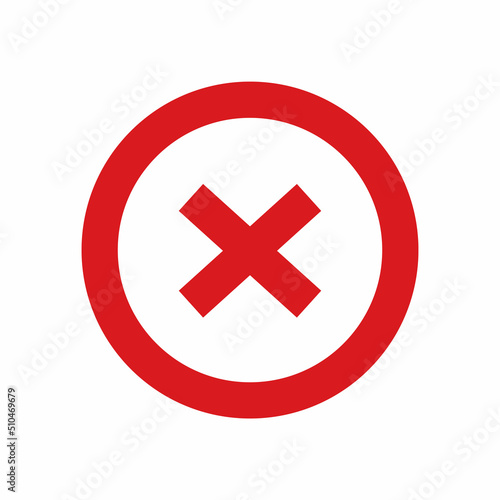 Free Download Set of prohibited simple red sign icon	 - GFXLoad