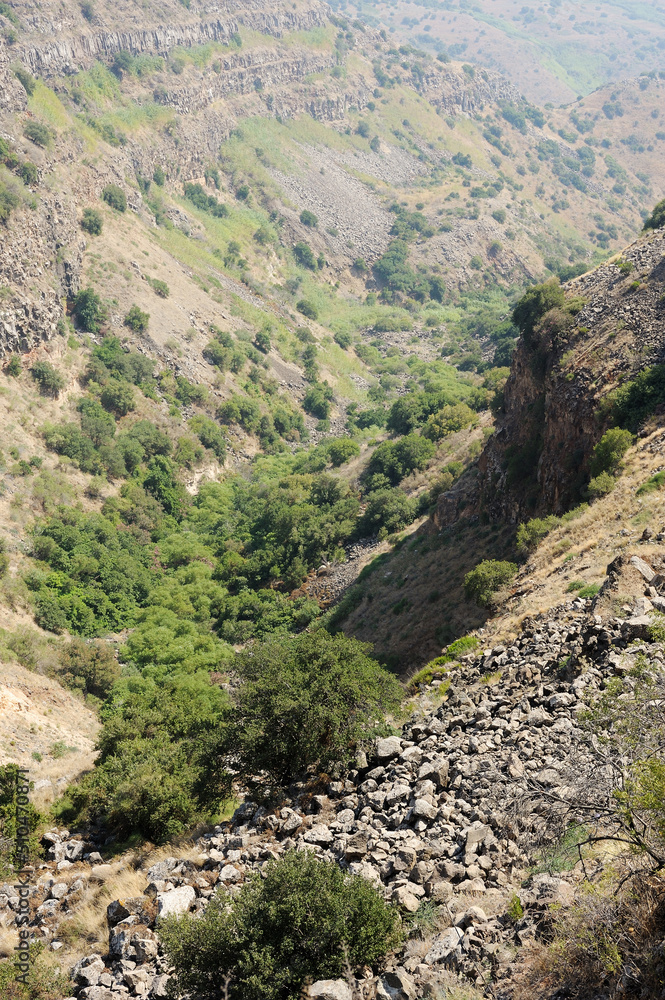 Gamla Nature Reserve in Israel - the ancient city and the tallest waterfall in the Golan Heights