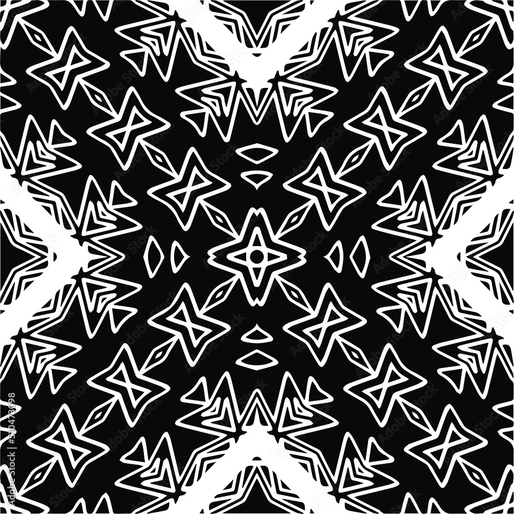 Abstract background with black and white pattern. Unique geometric vector swatch. Perfect for site backdrop, wrapping paper, wallpaper, textile and surface design. Abstract background with black and white pattern. Unique geometric vector swatch. Perfect for site backdrop, wrapping paper, wallpaper, textile and surface design.