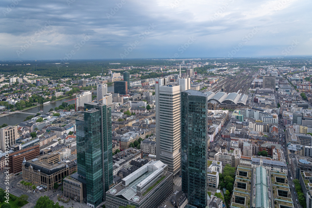 Fototapeta premium Frankfurt am Main Skyline